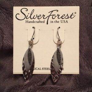Silver Forest Earrings